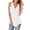 White, variant on QHWAUAKFBN T Shirts For Women Trendy V Neck Sleeveless Solid Chiffon Loose Tank Flowy Summer Tshirts Top