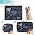 thumbnail image 2 of Washable Pet Pee Pads with Super Absorbent Reusable Training Pads for Dogs & Cats A Pattern Of Denim Hearts, 2 of 6