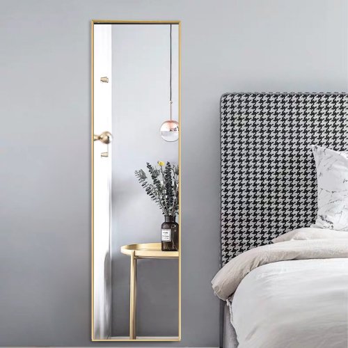 Full Length Mirror with Hanging Hooks for Door, Wall Mounted Decoration