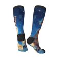 thumbnail image 5 of Lsque Starry Sky Cloud Dog Printed Crew Socks Men's Women's LightWeight Thin Casual Calf Socks ,Knee High Socks,Cotton Socks, 5 of 9