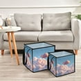 thumbnail image 6 of Home Organizer Foldable Fabric Storage Bin With Handle Flying above The Sky, 6 of 7