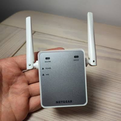 Pre-Owned NETGEAR N300 WiFi Range Extender (EX2700) Essentials Edition, Wall-Plug Design, White