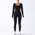 thumbnail image 1 of Traje de yoga de una pieza sin costuras, pantalones de manga larga, traje deportivo de fitness de otoño e invierno, traje de cuerpo de levantamiento de cadera y abdomen con alta elasticidad, 1 of 5