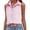 Pink1, variant on Kojanyu Women's Sleeveless Button Down Shirts Collared V Neck Casual Blouse Summer Striped Tank Tops Loose Fit Work Casual Tops