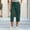Green, variant on Lee Women's Austyn Relaxed Fit Cargo Capri Pants Knit Waist Stretch Comfort Casual Daily Outdoor Travel Work Pants