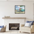 thumbnail image 3 of Stupell Industries Dogs on Beach Shore Animals & Insects Painting Gray Floater Framed Art Print Wall Art, 31 x 25, 3 of 10