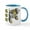 White/Blue Inside, variant on CafePress - Transformers Grimlock Hates Push - 11 oz Ceramic Mug - Novelty Coffee Tea Cup