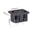 thumbnail image 2 of Unique Bargains C13 Panel Mount Plug Adapter 250V AC 10A 3 Pins IEC Inlet Module Straight 5pcs, 2 of 3
