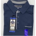 thumbnail image 4 of Pebble Beach Men's Dry-Luxe Performance Polo Style Golf Shirt Size L Color Blue, 4 of 4