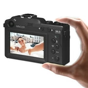 Minolta MND65 Selfie Shot Digital Camera, Black with Black Faceplate