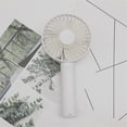 thumbnail image 6 of ROLKFUK Small USB Desk Fan, Portable Quiet Desktop Fan with 3 Speeds, Personal Cooling Fan for Office Bedroom Home Travel, White, 6 of 7