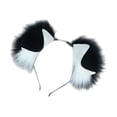 thumbnail image 2 of Diadema con orejas de perro jinwen para disfraz de Halloween Negro, 2 of 8