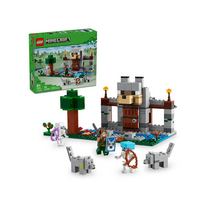 LEGO Minecraft 21261 The Wolf Stronghold Building Set – 312 Pieces Fortress & Forest Adventure