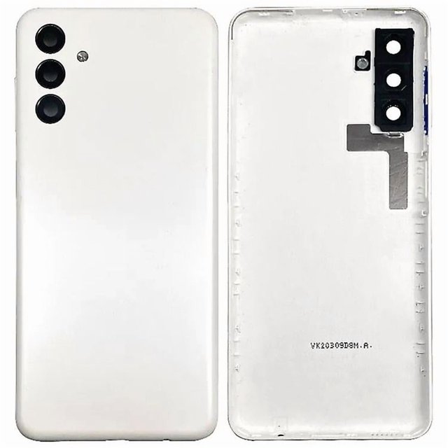 For Samsung Galaxy A13 5G A136 Phone Battery Housing with Camera Lens Cover (Without Logo) - White