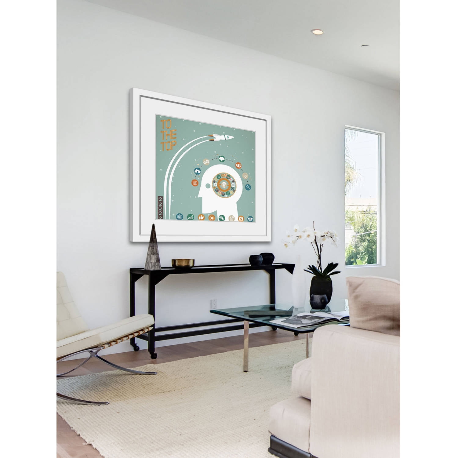 "To the Top" Framed Painting Print