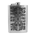 thumbnail image 1 of 8oz Dia De Los Muertos Flask L1, 1 of 1