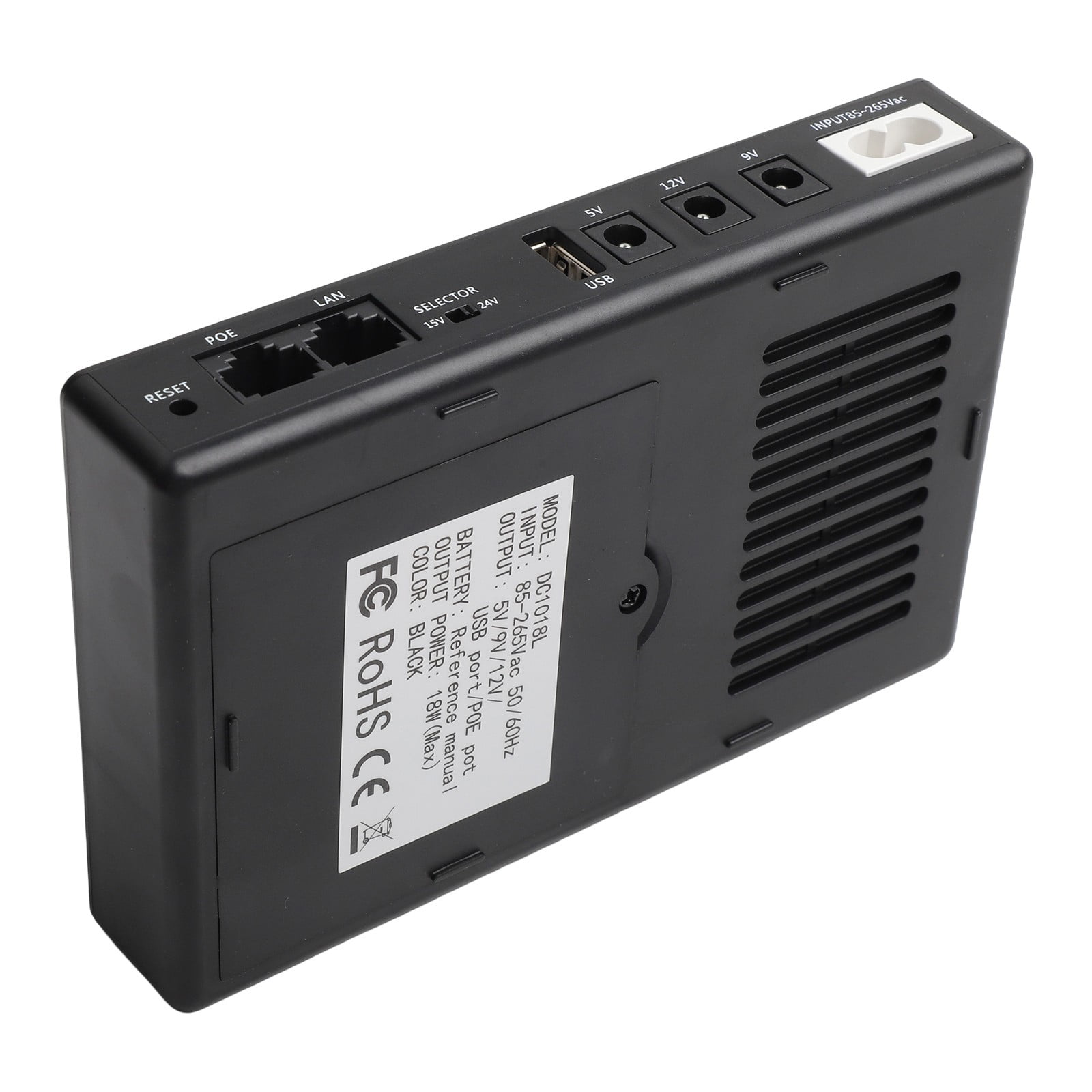 DC1018L 18W Mini Portable UPS Backup Power Adapters 5V 9V 12V Uninterruptible Power Supply Battery Backup For WiFi Router Camera