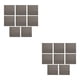 thumbnail image 4 of Bearachild 8 Uds paños toalla trapo paño de limpieza patrón de gofres restaurante máquina de Bar absorbente de agua vajilla hogar gris Gris 30*30cm 2piezas, 4 of 6