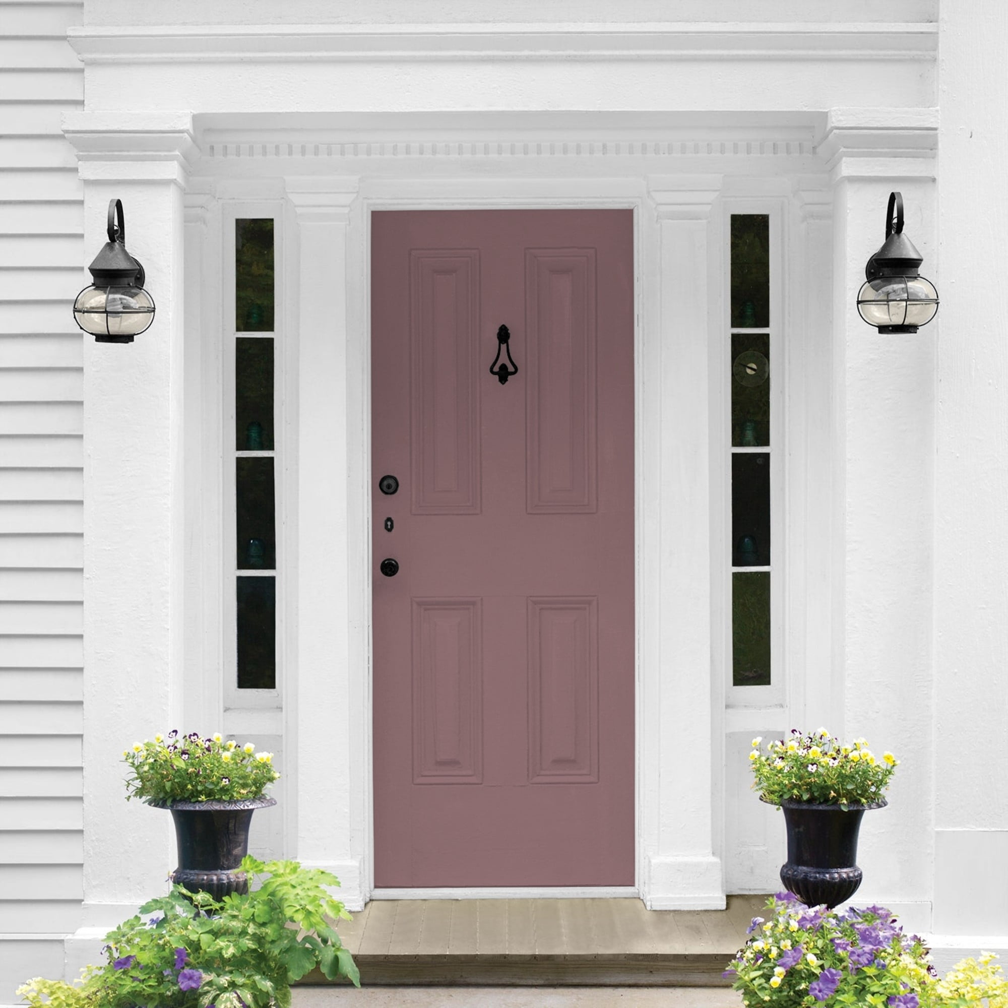 Glidden HEP Chocolate Sparkle / Purple Semi-Gloss Exterior Paint with Primer, 1 Quart