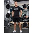 thumbnail image 4 of Men's 2-Piece Athletic Shirt/Shorts Set, Pockets, Quick Dry Breathable Gym Activewear, Running Training Fitness Basketball Football Outdoor Sports, 4 of 10