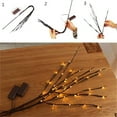 thumbnail image 6 of LED Branch Light Battery Operated Lighted Decorative Willow Twig Lighted Branch Little Twig Power Brown 30 Inch 20 LED for Home Romantic Decoration, Christmas Holiday Party Decor, 1 Pack, 6 of 7
