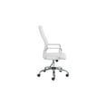 thumbnail image 6 of Studio 55D Primero White Faux Leather Adjustable Office Chair, 6 of 9