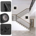 thumbnail image 4 of Lámpara de pared LED moderna de 8 W, lámpara de lectura de pared con interruptor giratorio de 350°, lámpara de pared LED de 3 W para interiores, color negro 3000 K, 4 of 5