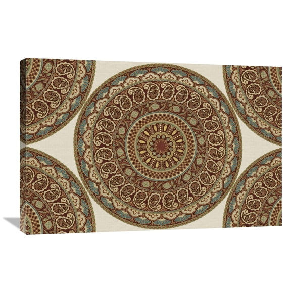 Global Gallery Daphne Brissonnet 'Mandala Road I' Canvas Wall Art