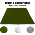thumbnail image 4 of Cold Weather Hooded Sleeping Bag for Adults, Kids, Homeless, Camping, Indoors & Outdoors in Forest Green 71"L x 30"W, 4 of 6