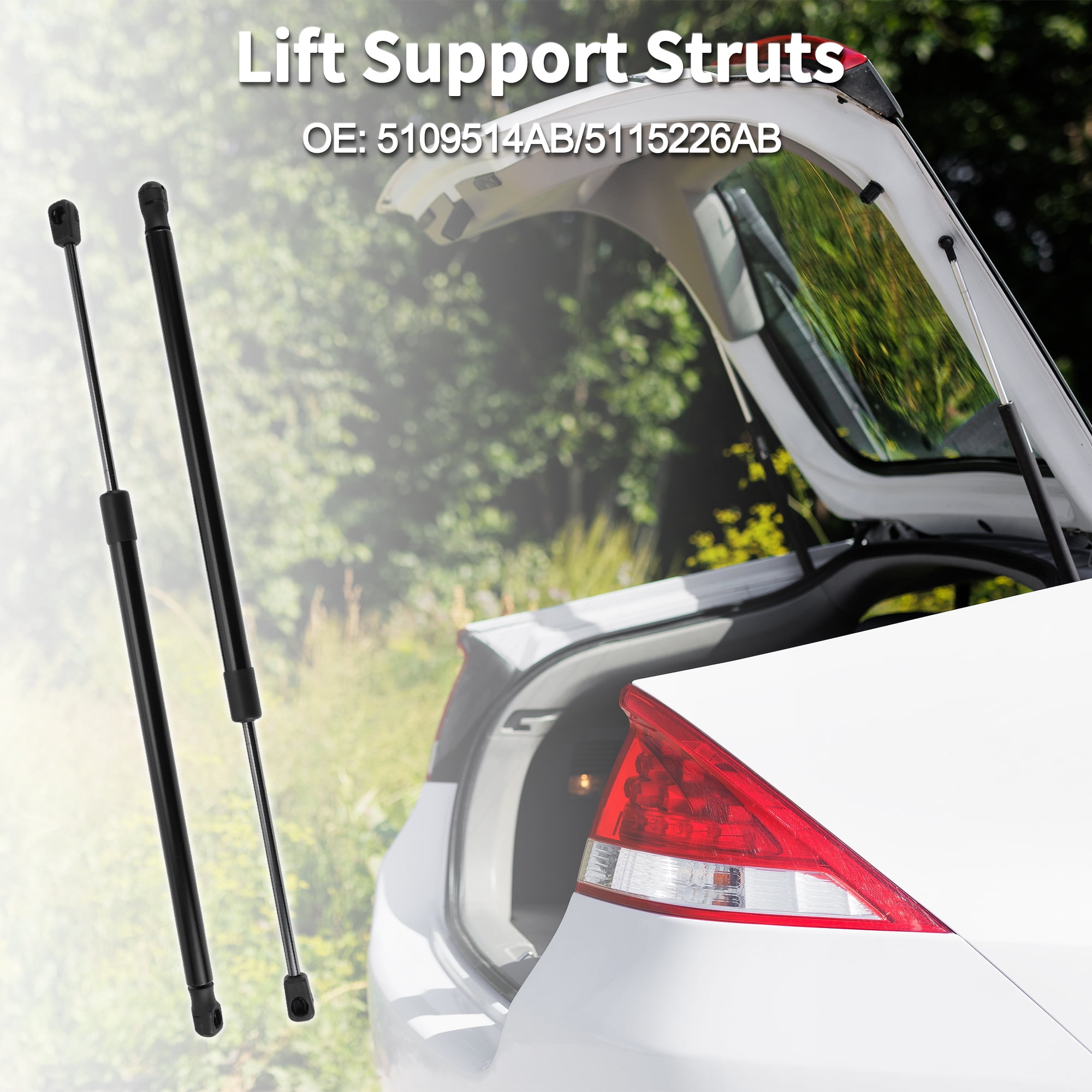 Unique Bargains 2Pcs Lift Supports for Jeep Compass 2007-2016 No.5109514AB/5115226AB