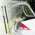 thumbnail image 2 of Unique Bargains Lift Supports Struts for Jeep Compass 2007-2016 No.5109514AB/5115226AB Rear Hatch Gas Spring Black 2PCS, 2 of 7