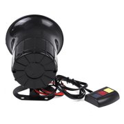 135dB Warning Siren Horn, 12V Car Warning Alarm Police Fire Loud Alarm Speaker for Police Fire Ambulance ERV Patrol Car Truck