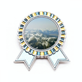 thumbnail image 1 of Invierno montañas nieve bosque cielo al aire libre Insignia broche Medalla ganadora, 1 of 3