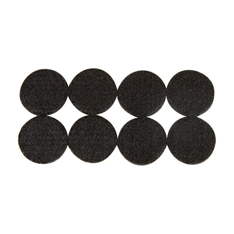 BLACK Adhesive Backed Felt Pads Dots 1/2 Button Limited Edition 500 Pads  612524772020