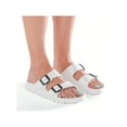 thumbnail image 5 of Women's Casual Waterproof Wear Resistant Anti-Skid Solid Color Flat Plastic Sandals Soft Comfortable Slippers For Indoor And Outdoor Slides Sandals, 5 of 5