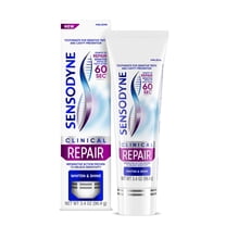 Sensodyne Clinical Repair Whiten & Shine Toothpaste for Sensitivity Relief, 3.4 Oz