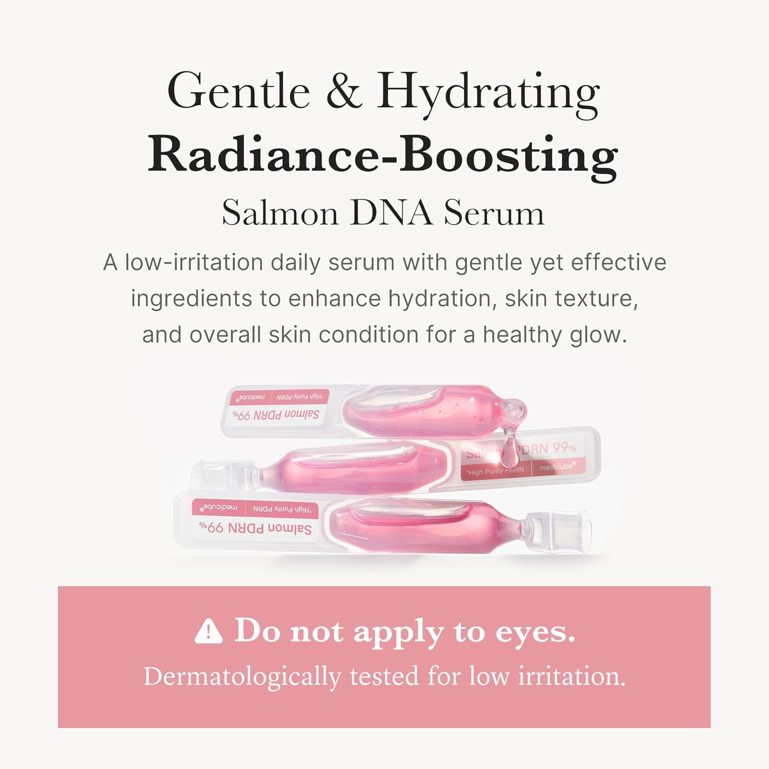 Medicube Intensive Moisture & Skin Plumping Set – Salmon DNA PDRN Pink Peptide Serum + One-Day Pink Drop Ampoule – Hydrating & Radiance Boosting Korean Skincare Duo