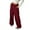 b-4977Wine2062, variant on WEIGFI Child Kids Girl's Solid Color Corduroy Wide Leg Pants Button Front Zipper Straight Pants With Pockets For Teen Youth Comfort Trousers Slacks
