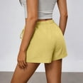 thumbnail image 6 of Gealkoca Women's Summer Shorts Elastic Waist Wide Leg Casual Shorts Womens Soft Athletic Lounge Sweat Shorts with Pockets Drawstring Workout Shorts, 6 of 8