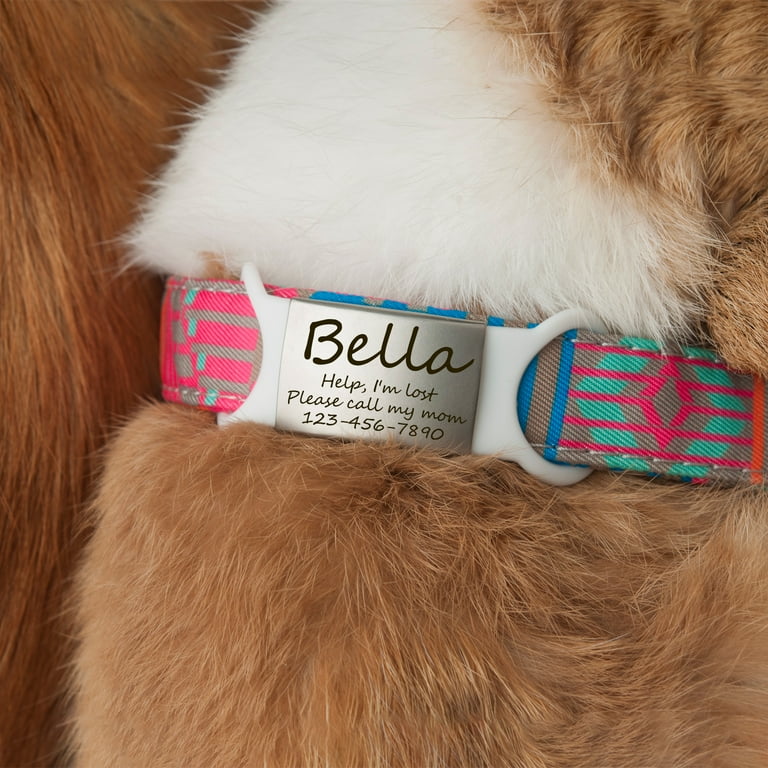 Silent pet top id tags