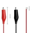 EXCIXING 175mm Alligators Clip Jumpers Wire Test Lead Cable for