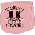 thumbnail image 2 of Inktastic Grandma Little Cowgirl Baby Clothes Baby Burp Cloth, 2 of 3