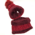 thumbnail image 3 of Women Beanies Hat And Scarf Set Red Color, 3 of 4