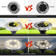 thumbnail image 4 of Luces solares Luces pastorales Luces solares para exteriores Luces para acampar en el jardín Luz cálida Luces solares enterradas para césped, 4 of 6
