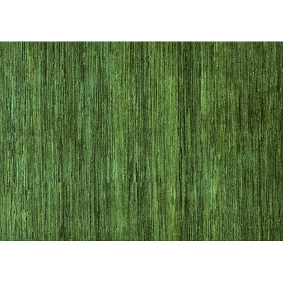 Ahgly Company Machine Washable Indoor Rectangle Abstract Turquoise Blue Modern Area Rugs, 2' x 3'