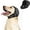 Dark gray, variant on Waterproof Dog Ear Muffs, No Shake Ear Wrap & Dog Head Wrap - Noise Cancelling Calming Hoodie for Anxiety Relief - Ear Cover Protector for Bathing, Grooming, Thunder, Fireworks, Hematoma