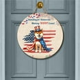 thumbnail image 2 of Democratic Shiba Inu Making Woof Count Election 2024 Round Wood Sign Shibas Dog Lovers Gifts Idea Hanging Wall Home Decor - 01001, 2 of 5