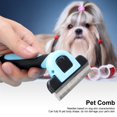 thumbnail image 4 of Herramienta Para Quitar El Pelo, Peine Para Peinar El Pelo, Cepillo Para El Cuidado De Mascotas, Cepillo Para El Pelo, Peine Para Quitar El Pelo De Mascotas, Para Gatos, Perros, EOTVIA No, 4 of 7