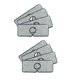 thumbnail image 1 of Estera absorbente YONGSHENG para grifo protector contra salpicaduras de fregadero 8 Uds gris, 1 of 5