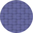 thumbnail image 1 of Ahgly Company Tapis d'Intérieur Lavables en Machine, Ronds, Transitionnels, Bleu Ardoise, Ronds de 8 Pi, 1 of 7